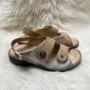 Finn Comfort size 38 Women's Beige and Brown Sandals